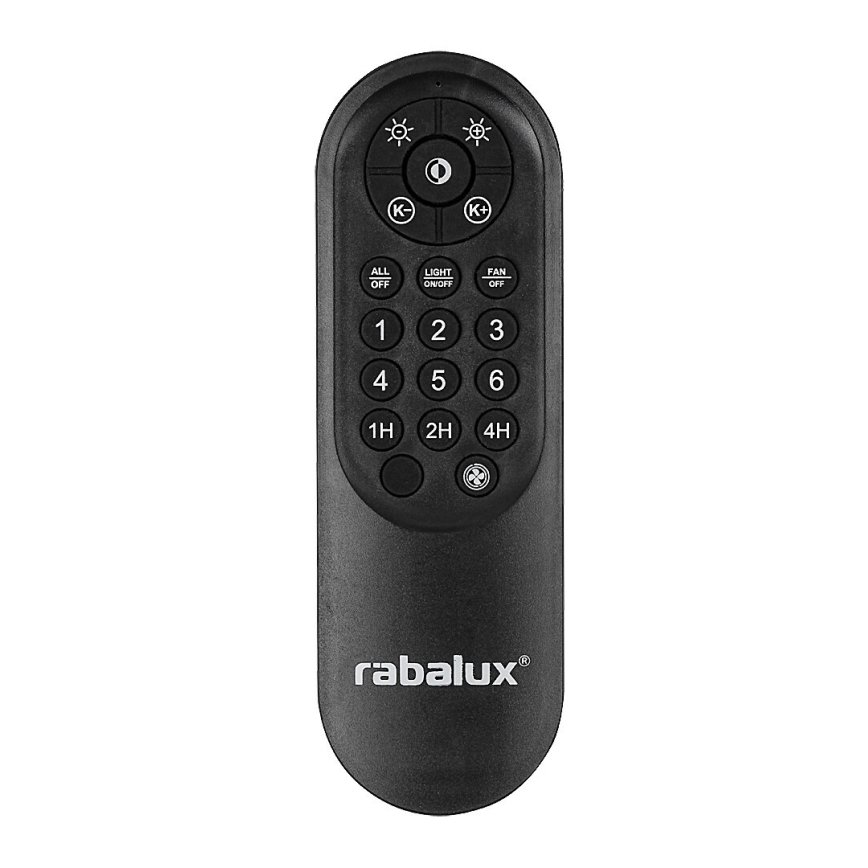 Rabalux 5419 - LED Dimbar lampa med fläkt ADONIAS LED/35W/230V + fjärrkontroll