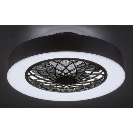 Rabalux 5419 - LED Dimbar lampa med fläkt ADONIAS LED/35W/230V + fjärrkontroll