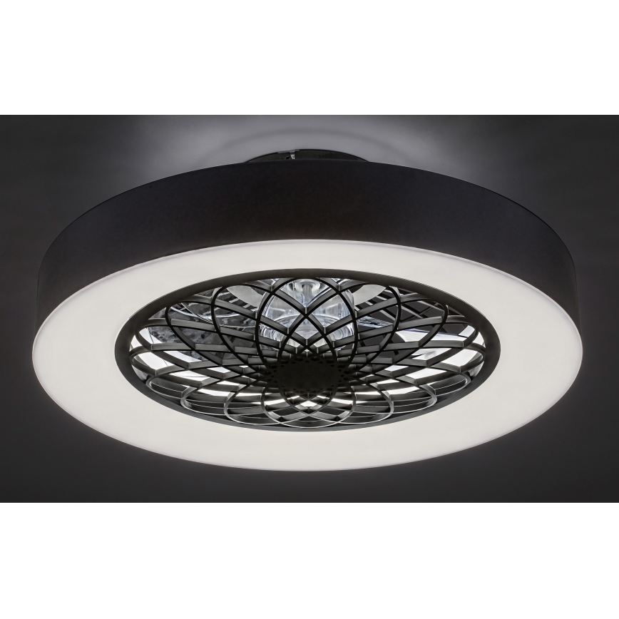 Rabalux 5419 - LED Dimbar lampa med fläkt ADONIAS LED/35W/230V + fjärrkontroll
