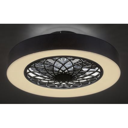 Rabalux 5419 - LED Dimbar lampa med fläkt ADONIAS LED/35W/230V + fjärrkontroll
