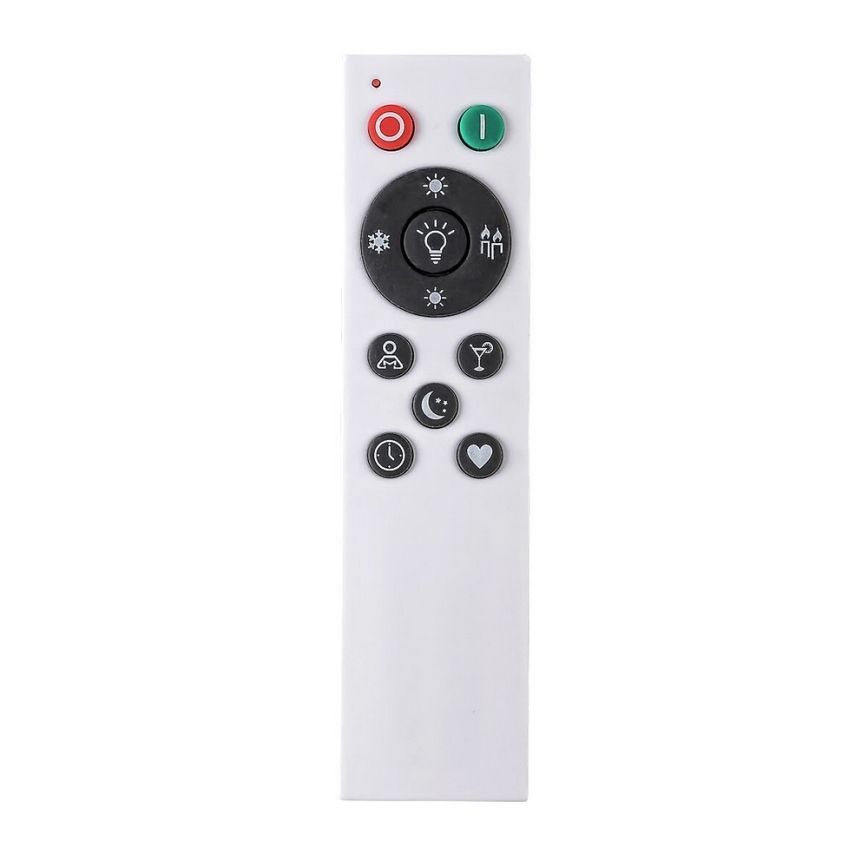 Rabalux - dimbar LED-taklampa 24W/230V, Wi-Fi, 3000-6500K, med fjärrkontroll, Ø 39 cm