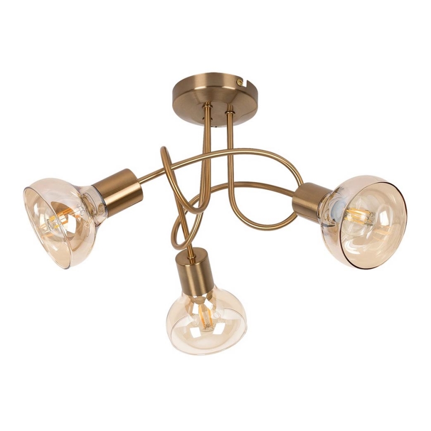 Rabalux 5548 - Ljuskrona HOLLY 3xE14/40W/230V guld
