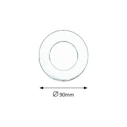 Rabalux 5584 - LED infälld Badrumbelysning LOIS LED/3W/230V IP44 4000K