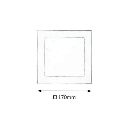 Rabalux 5587 - LED infälld Badrumbelysning LOIS LED/12W/230V IP44 4000K