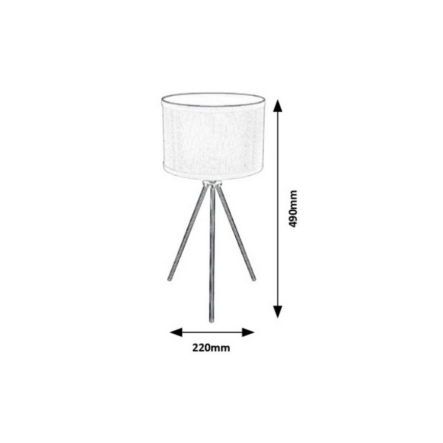 Rabalux - Bordslampa 1xE27/60W/230V