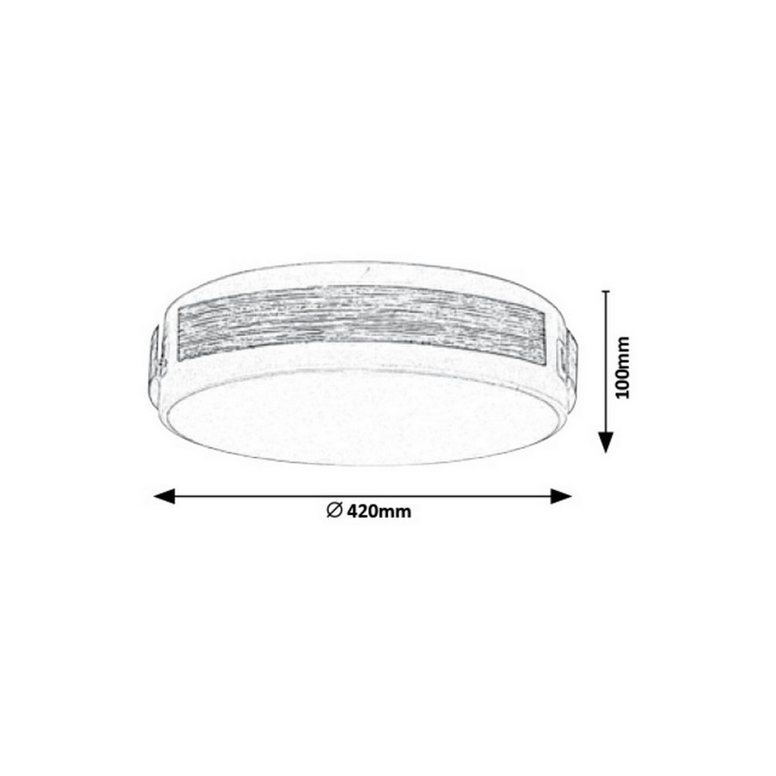 Rabalux 5646 - LED Dimbar Takbelysning SALMA LED/24W/230V
