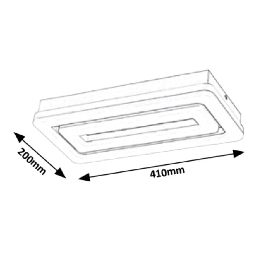 Rabalux 5648 - LED Takbelysning ALANA LED/40W/230V