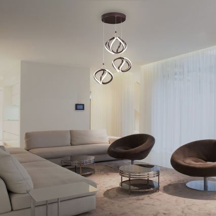 Rabalux - LED ljuskrona med textilsladd LED/50W/230V