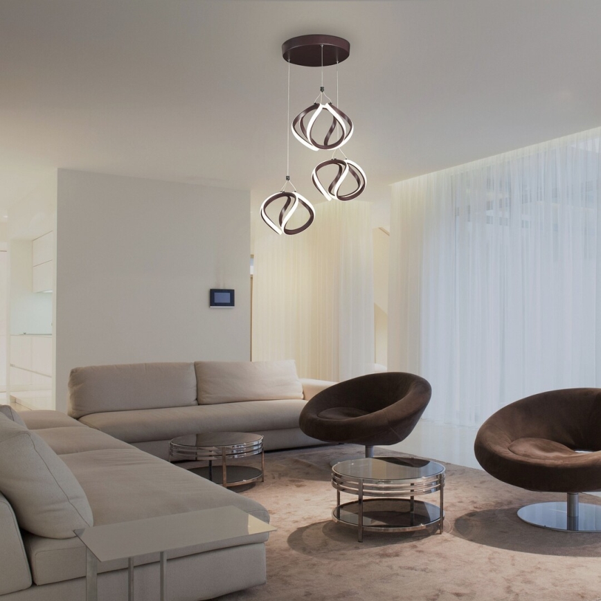 Rabalux - LED ljuskrona med textilsladd LED/50W/230V