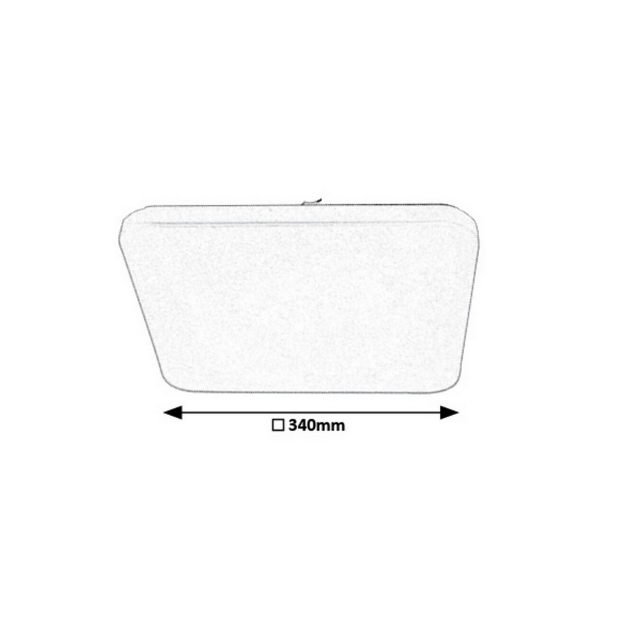 Rabalux 5699 - LED Dimbar Takbelysning EMMETT LED/16W/230V