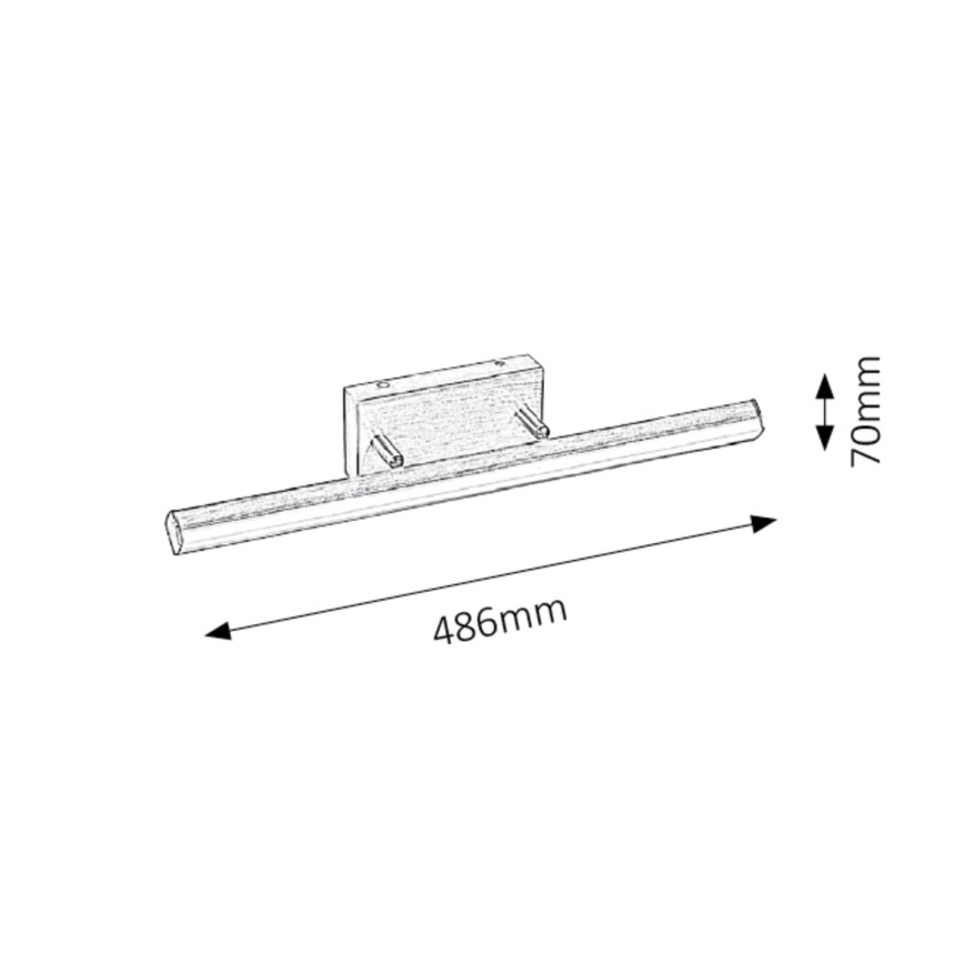 Rabalux 5720 - LED Badrum spegelbelysning SILAS 1xLED/12W/230V