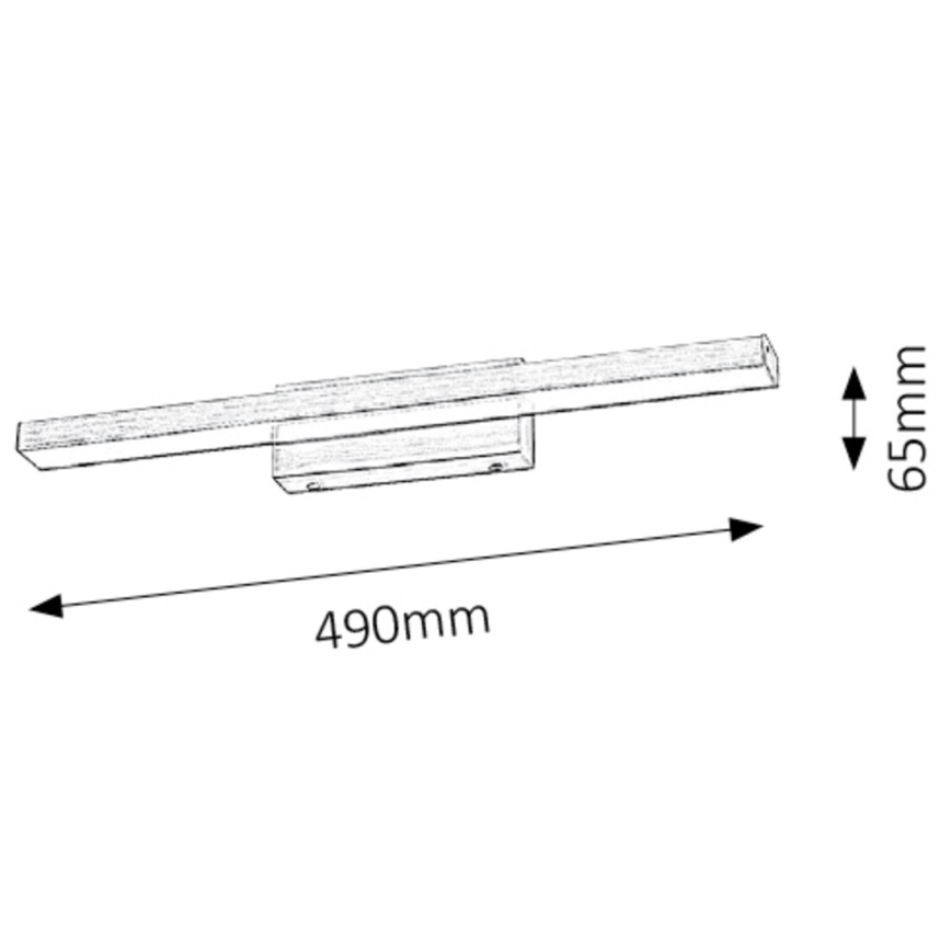 Rabalux 5721 - LED Badrum spegelbelysning JOHN 1xLED/12W/230V