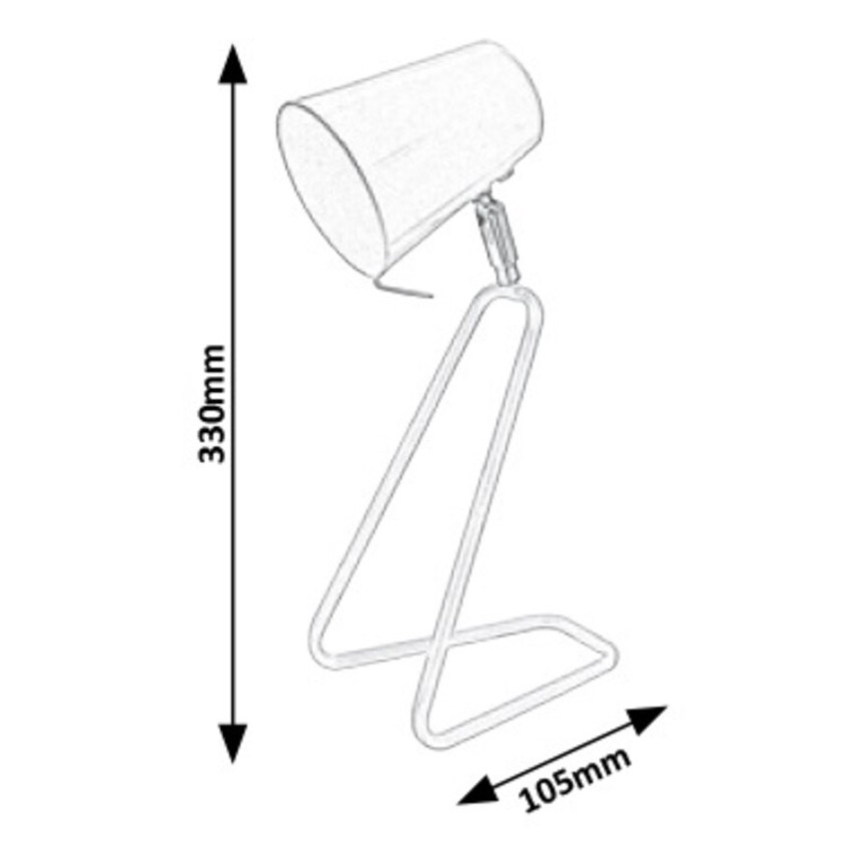 Rabalux 5778 - Bordslampa SAMSON 1xE14/25W/230V