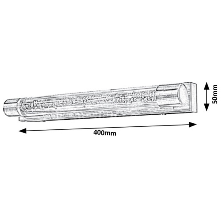 Rabalux 5787 - LED Badrumsbelysning vägg ABBEY 2xLED/5W/230V IP44