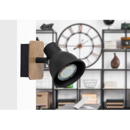 Rabalux 5902 - Väggspotlight MAC 1xGU10/15W/230V