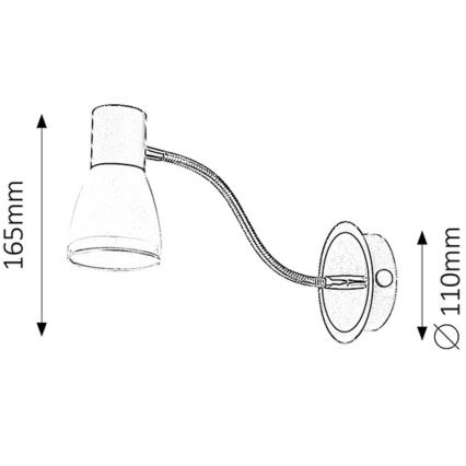 Rabalux 5975 - Spotlight ATI E14/15W