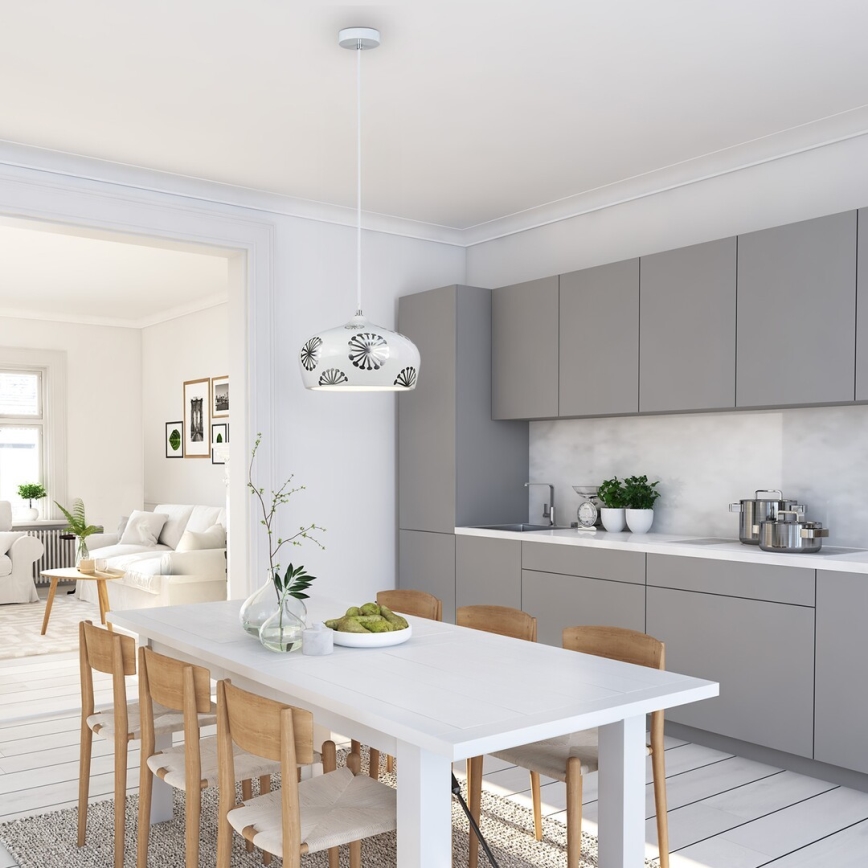 Rabalux 6049 - Ljuskrona med snöre GINGER 1xE27/60W/230V