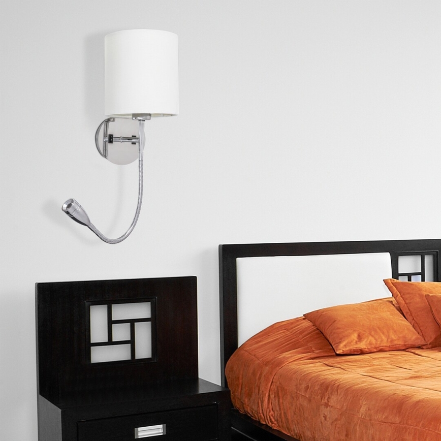 Rabalux - LED Vägglampa 1xE27/40W+LED/3W