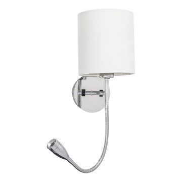 Rabalux 6529 - Väggbelysning LARKIN 1xE27/40W+LED/3W