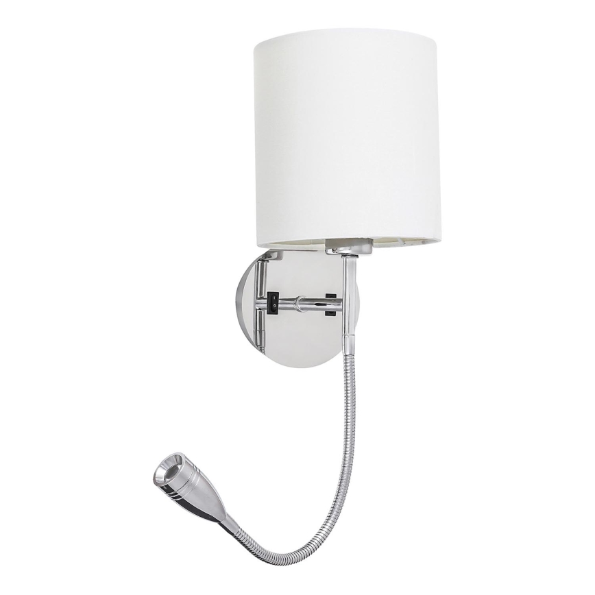 Rabalux 6529 - Väggbelysning LARKIN 1xE27/40W+LED/3W