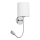 Rabalux 6529 - Väggbelysning LARKIN 1xE27/40W+LED/3W