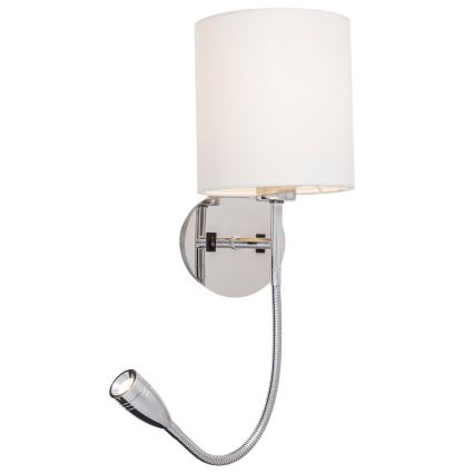 Rabalux 6529 - Väggbelysning LARKIN 1xE27/40W+LED/3W
