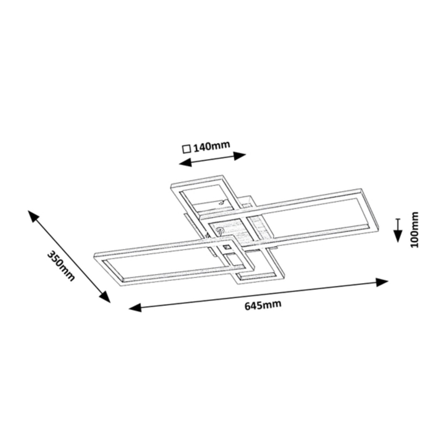 Rabalux - LED taklampa LED/24W/230V