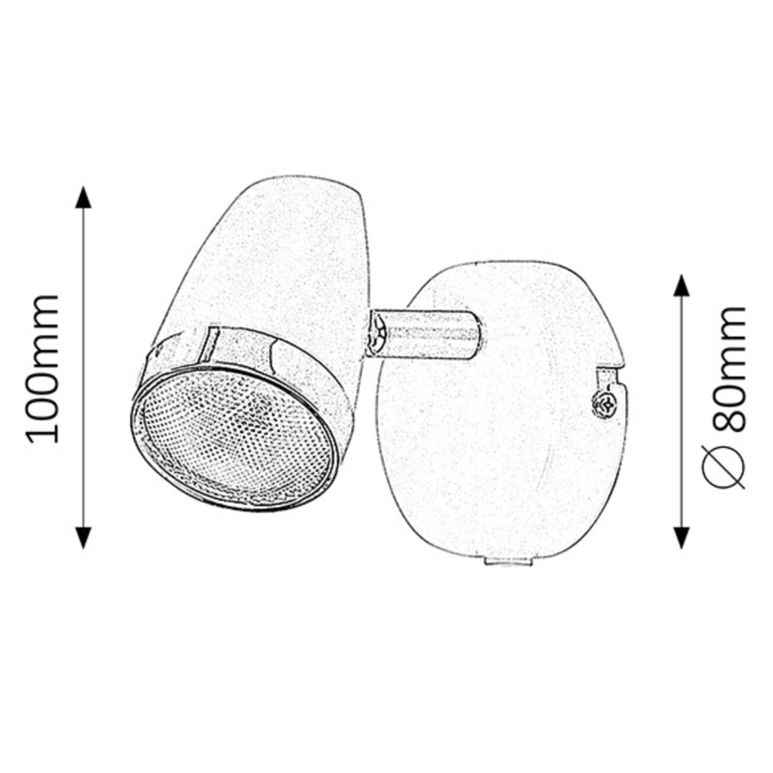 Rabalux 6666 - LED spotlight KAREN LED/4W/230V