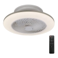 Rabalux 6710 - LED Dimbar taklampa med fläkt DALFON LED/36W/230V+ Fjärrkontroll