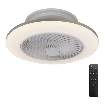 Rabalux 6710 - LED Dimbar taklampa med fläkt DALFON LED/36W/230V+ Fjärrkontroll