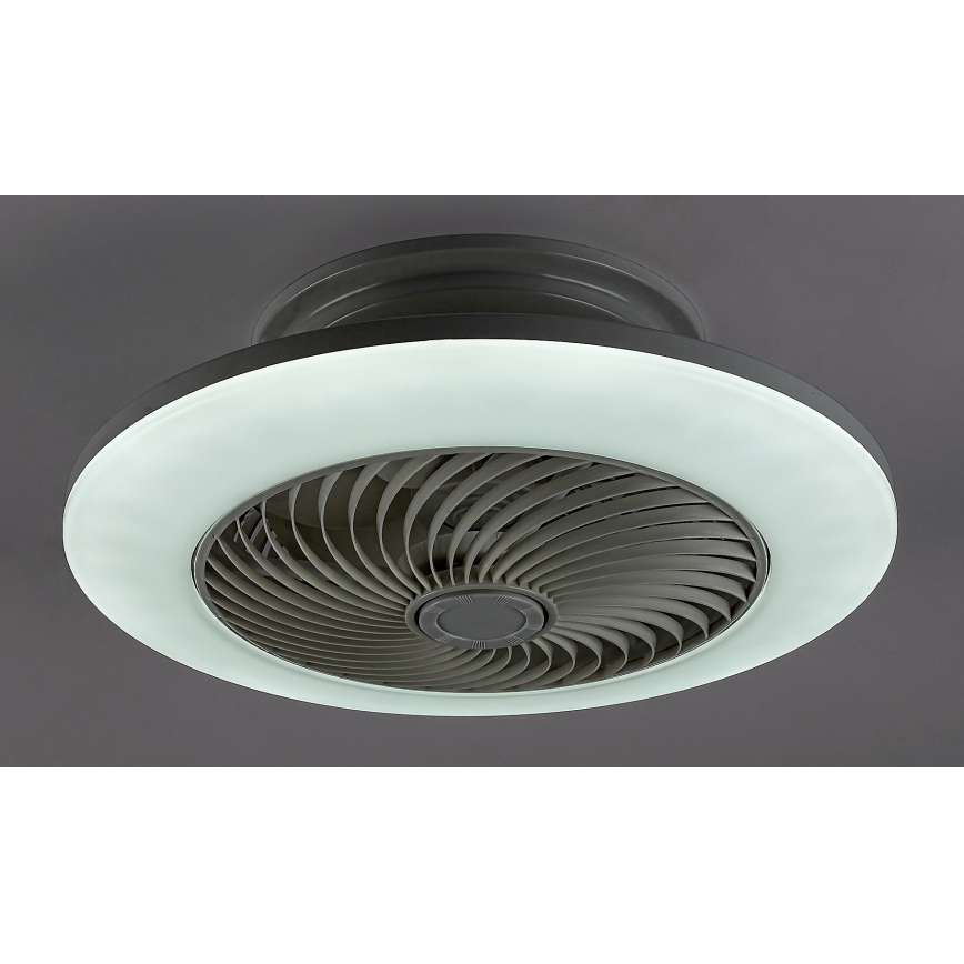 Rabalux 6710 - LED Dimbar taklampa med fläkt DALFON LED/36W/230V+ Fjärrkontroll