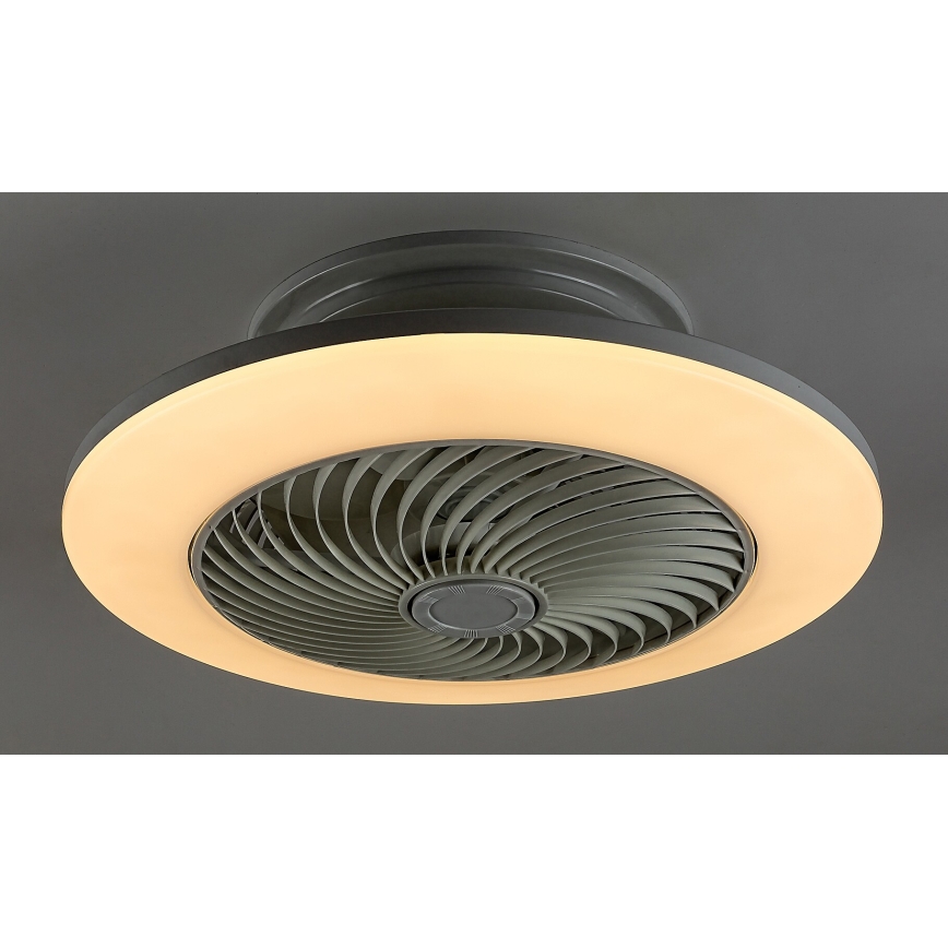 Rabalux 6710 - LED Dimbar taklampa med fläkt DALFON LED/36W/230V+ Fjärrkontroll