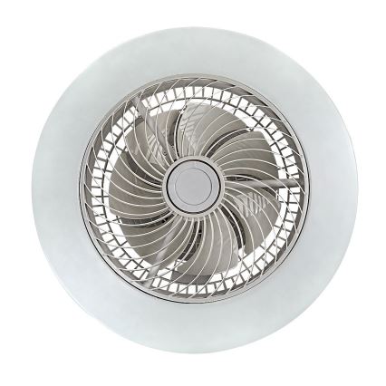 Rabalux 6710 - LED Dimbar taklampa med fläkt DALFON LED/36W/230V+ Fjärrkontroll