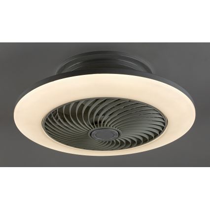 Rabalux 6710 - LED Dimbar taklampa med fläkt DALFON LED/36W/230V+ Fjärrkontroll