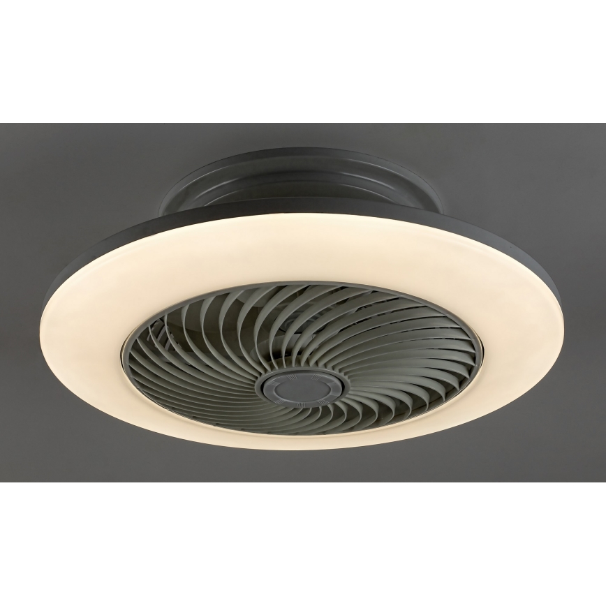 Rabalux 6710 - LED Dimbar taklampa med fläkt DALFON LED/36W/230V+ Fjärrkontroll