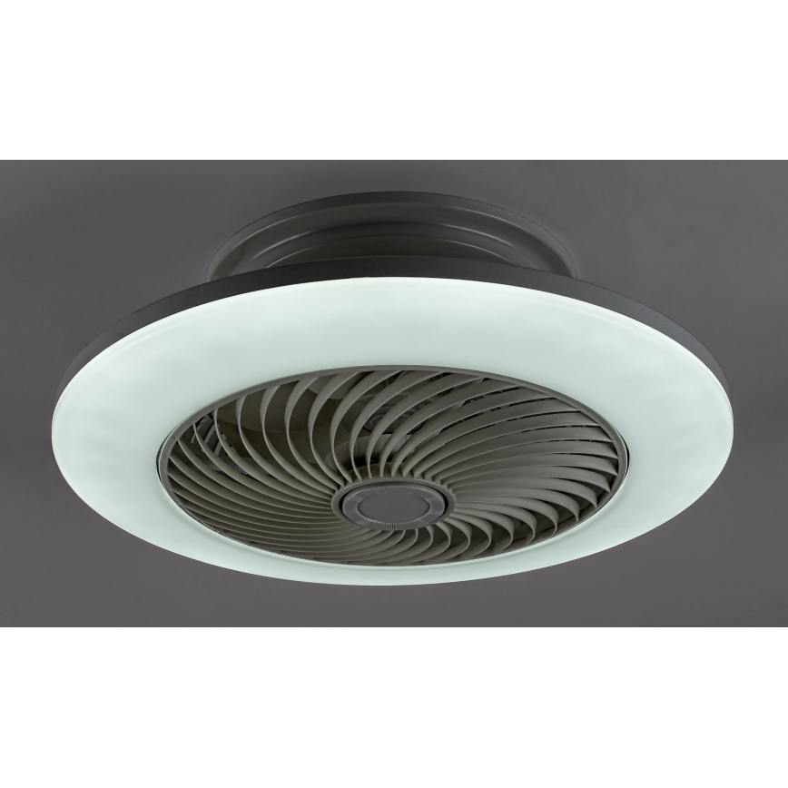 Rabalux 6710 - LED Dimbar taklampa med fläkt DALFON LED/36W/230V+ Fjärrkontroll