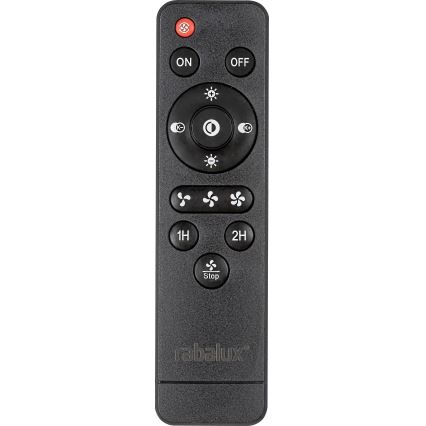 Rabalux 6710 - LED Dimbar taklampa med fläkt DALFON LED/36W/230V+ Fjärrkontroll
