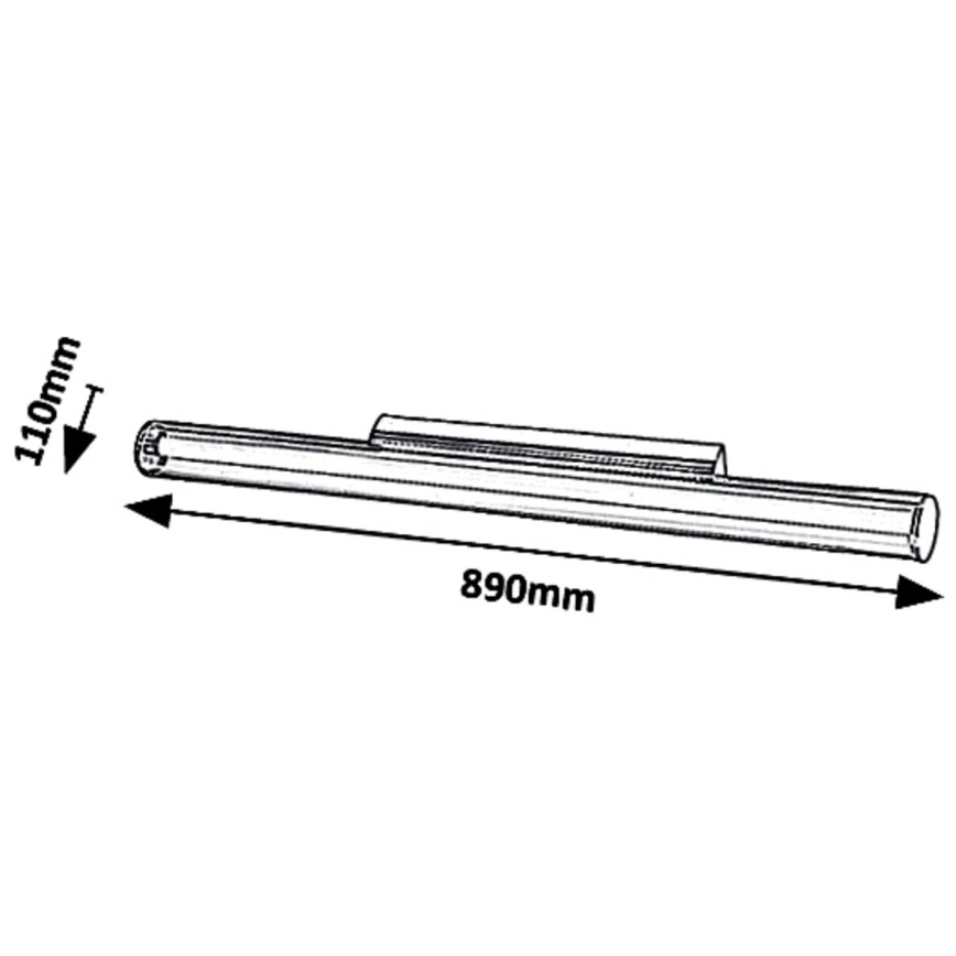 Rabalux 6750 - LED Väggbelysning PAULA LED/18W/230V