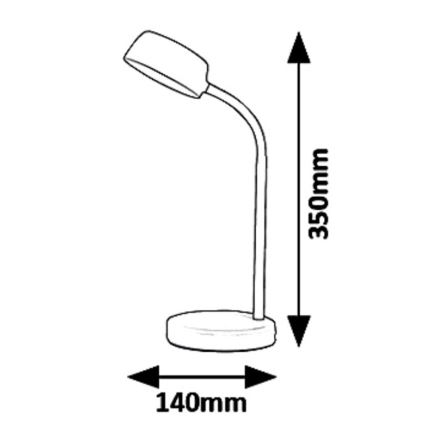 Rabalux 6778 - Barn LED-Lampa BERRY LED/4,5W/230V