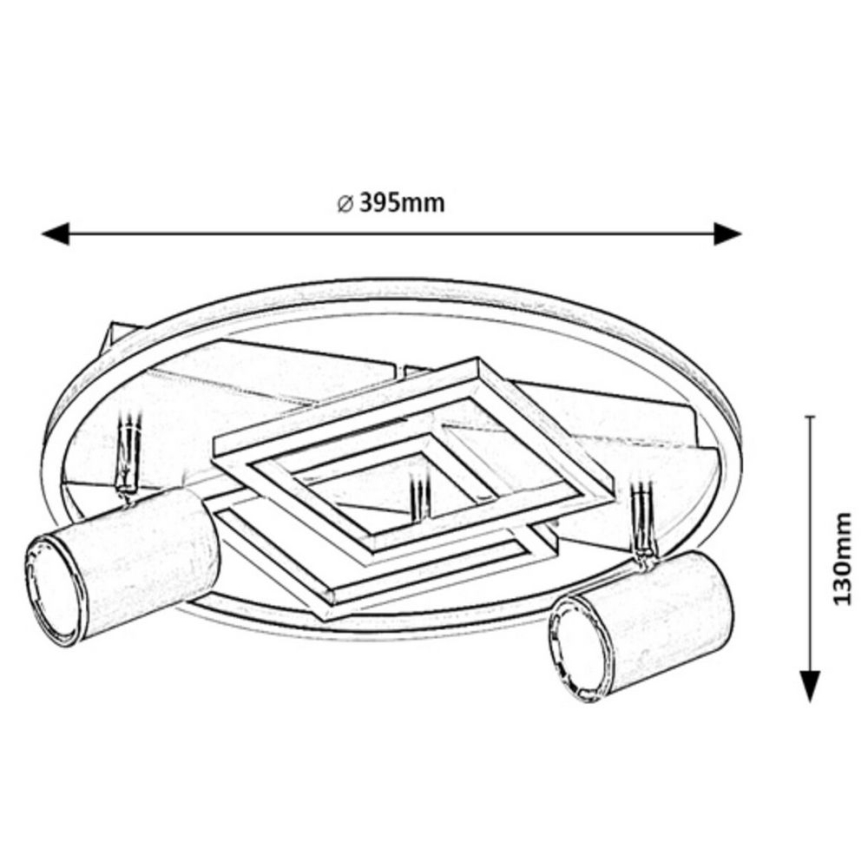 Rabalux - LED takspotlight 5xLED/40W/230V