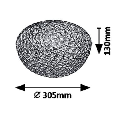 Rabalux - LED-taklampa JILLIAN LED/18W/230V Ø 30,5 cm