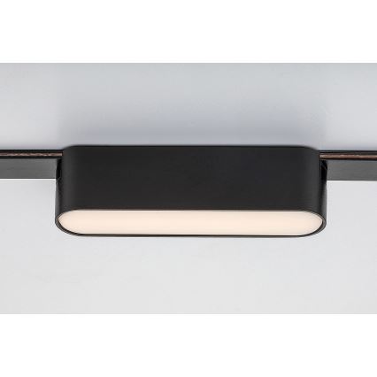 Rabalux - LED Takljus för 1-fas skenssystem LED/6W/230V 3000K 11,5 cm svart