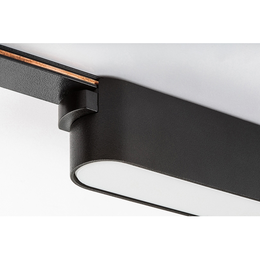 Rabalux - LED Takljus för 1-fas skenssystem LED/6W/230V 3000K 11,5 cm svart