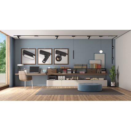 Rabalux - LED Takljus för 1-fas skenssystem LED/16W/24V 3000K 33 cm svart