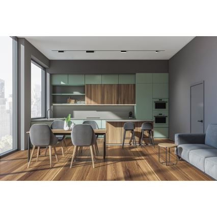 Rabalux - LED Takljus för 1-fas skenssystem LED/6W/230V 3000K 11,5 cm svart