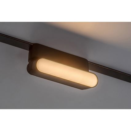 Rabalux - LED Takljus för 1-fas skenssystem LED/6W/230V 3000K 11,5 cm svart