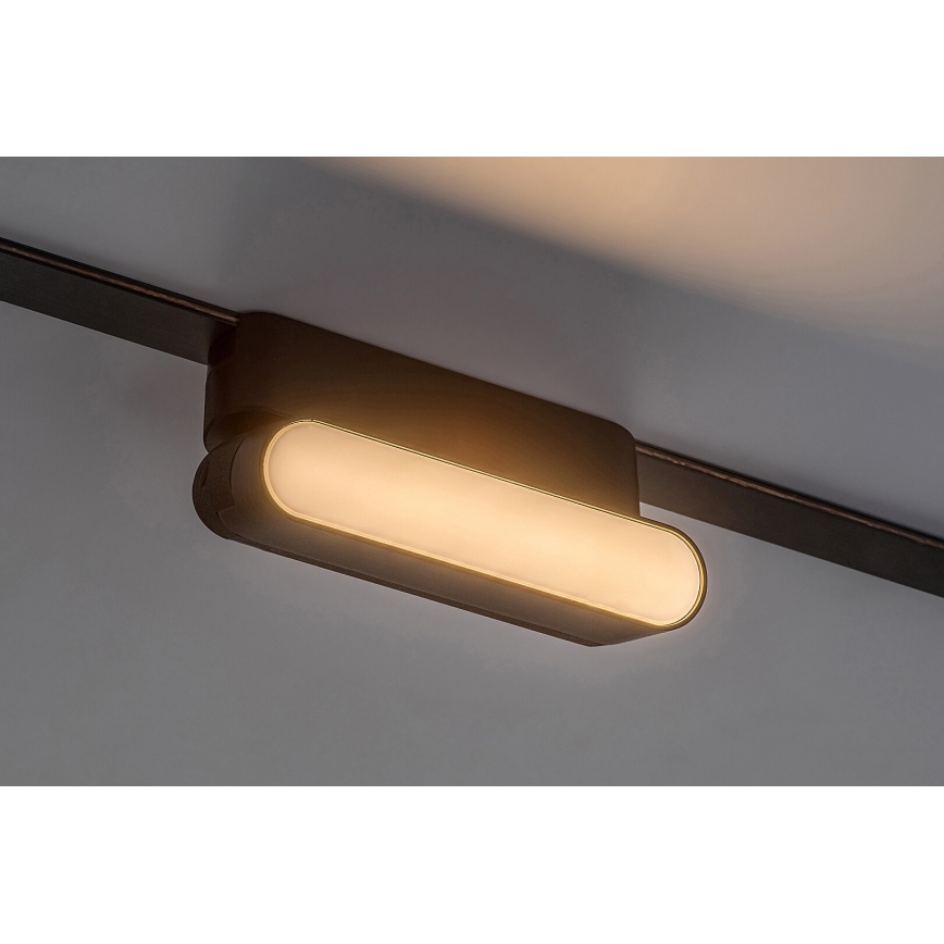 Rabalux - LED Takljus för 1-fas skenssystem LED/6W/230V 3000K 11,5 cm svart