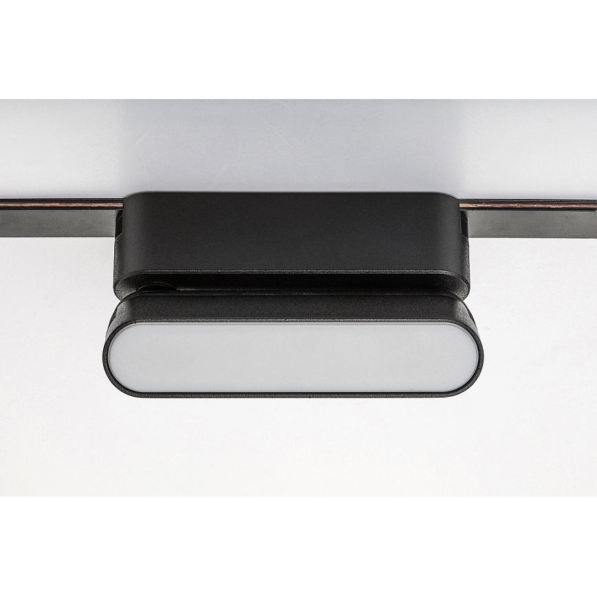 Rabalux - LED Takljus för 1-fas skenssystem LED/6W/230V 3000K 11,5 cm svart