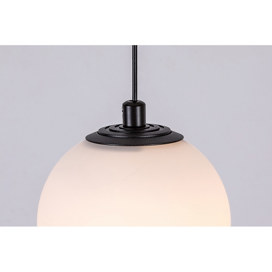 Rabalux - LED ljuskrona med textilsladd för 1-fas skensystem LED/5W/230V 3000K svart