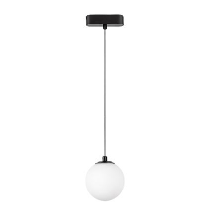 Rabalux - LED ljuskrona med textilsladd för 1-fas skensystem LED/5W/230V 3000K svart